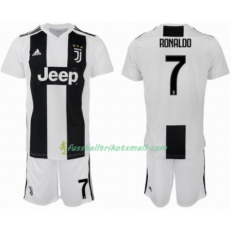 Fußballtrikots Juventus Turin Ronaldo 7 Kinder 2018-2019 Kurzarm Heimtrikotsatz kaufen